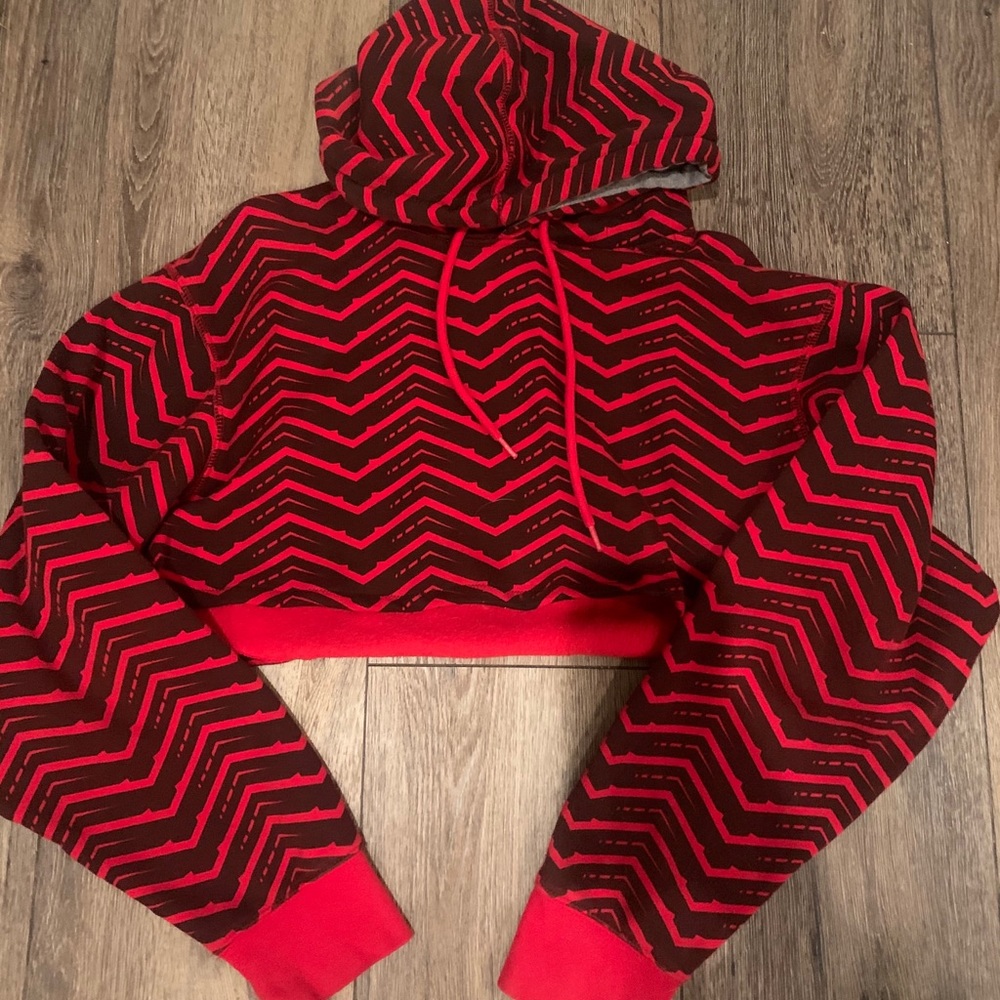 Reworked crop hoodie